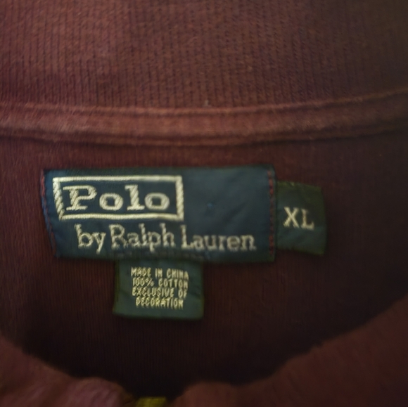 Polo Ralph Lauren sweater xl Burgundy/Purple NWOT - Picture 3 of 3